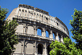 The Coliseum in Rome, Italy, 